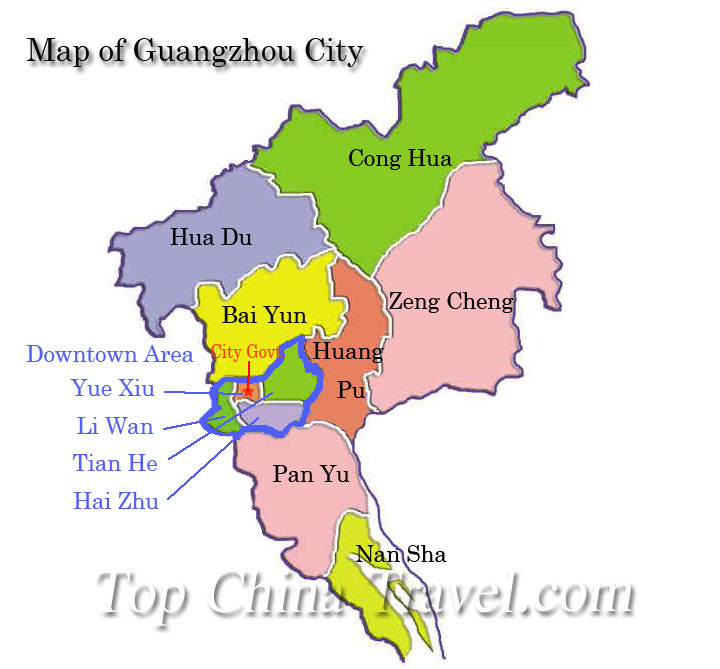 map of guangzhou updated to 2017
