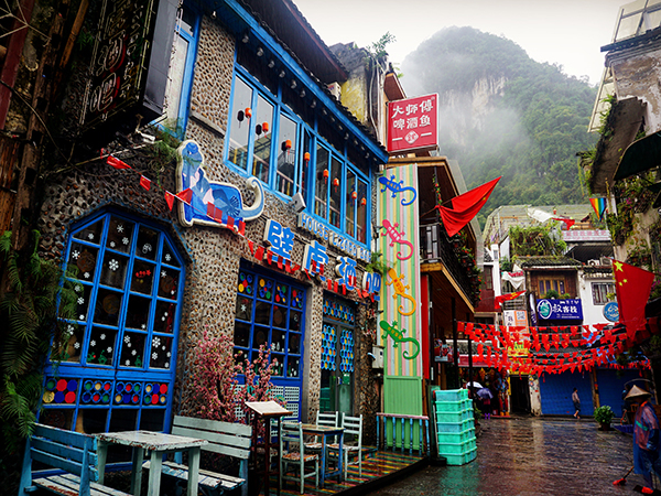 West Street, Xijie in Yangshuo West Street