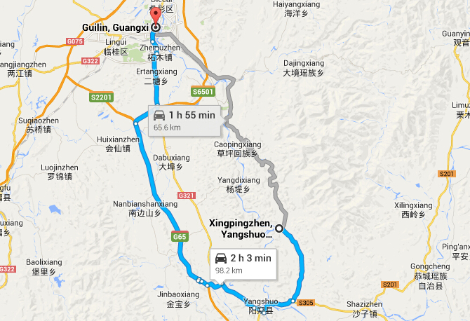 Guilin to Xingping