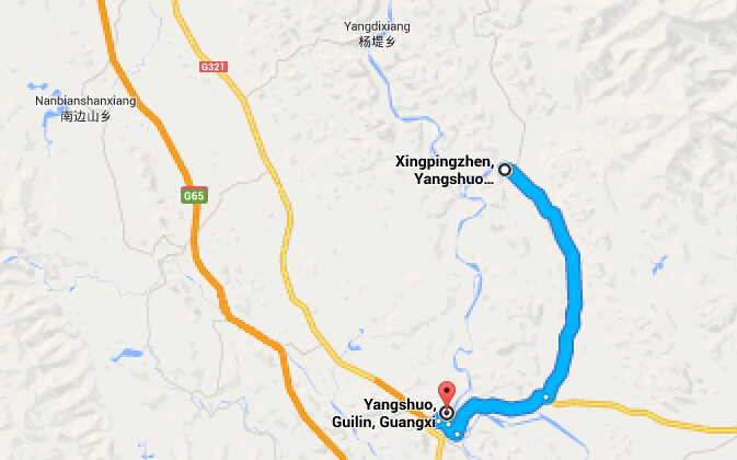 Yangshuo to Xingping