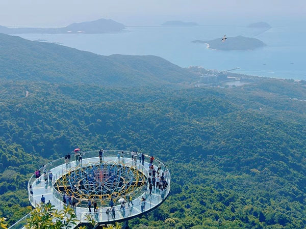 Glass Bridge with Full Sea View