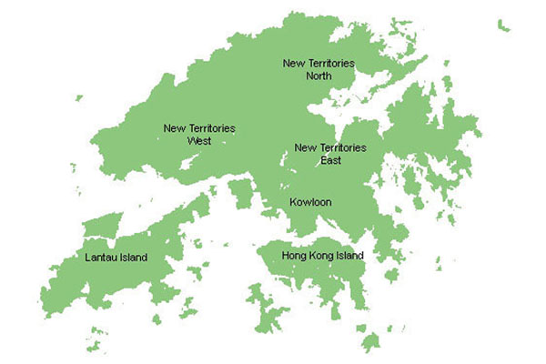 Hong Kong Map