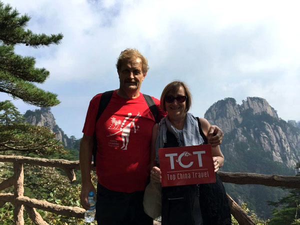 Clients at mt Huangshan