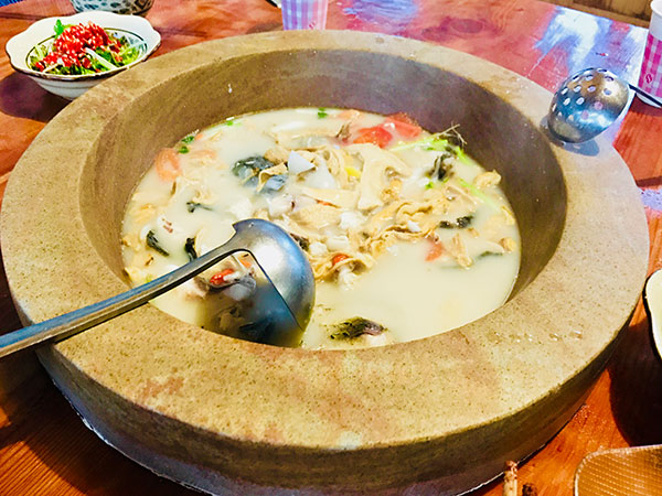 stone pot fish