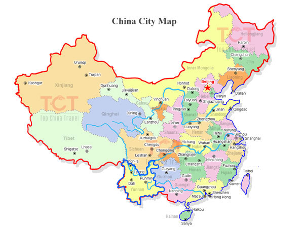 China city map