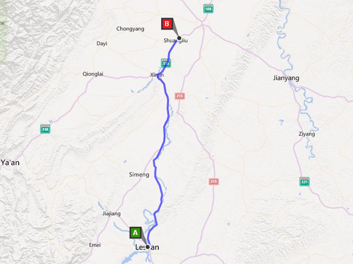 How to Get to Leshan from Chengdu