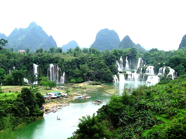 how to plan a trip to Detian Waterfall