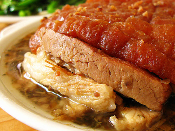 steamed pork with preserved vegetables