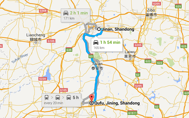 From Jinan to Qufu From Jinan to Qufu