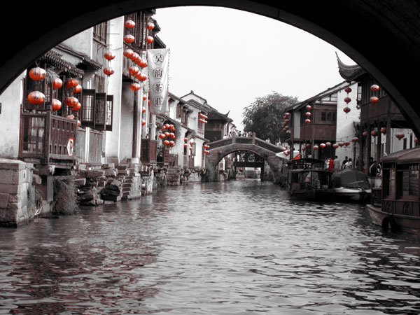 Zhujiajiao Water Town in Shanghai