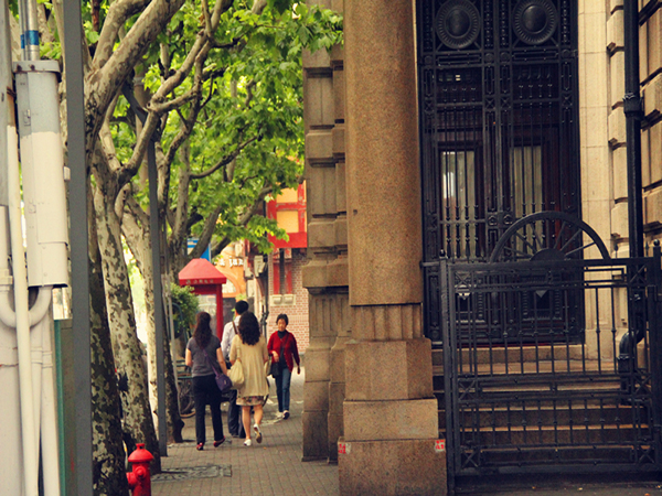 Fuzhou Road in Shanghai Fuzhou Road