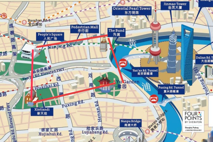 where to stay in shanghai most popular staying area suggested for shanghai tourists