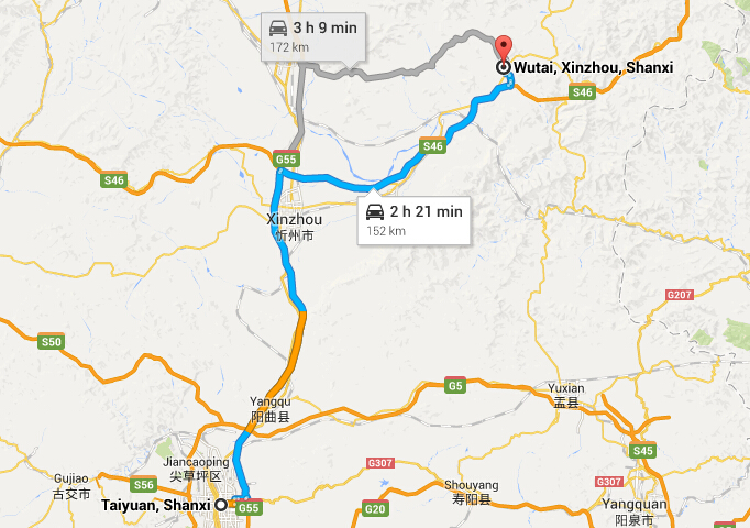 travel to Mount Wutai from Taiyuan travel to Mount Wutai from Taiyuan