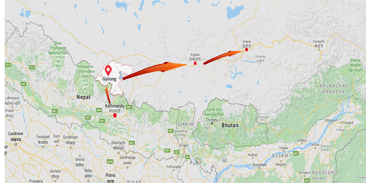 get to Tibet from India