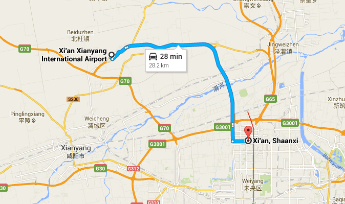Transfer from Xianyang Airport to Xian Transfer from Xianyang Airport to Xian