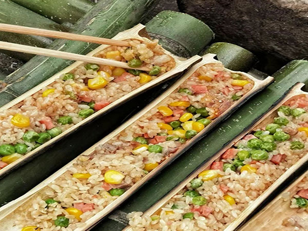 bamboo grilled rice