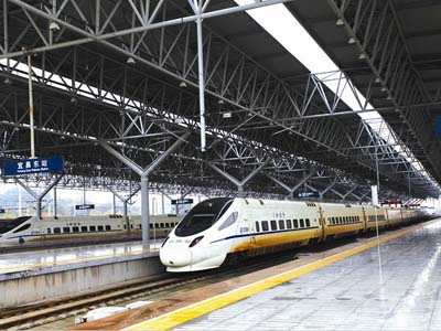Train from Yichang to Wuhan