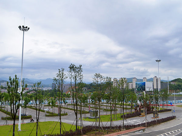 Zhangjiajie airport outside view