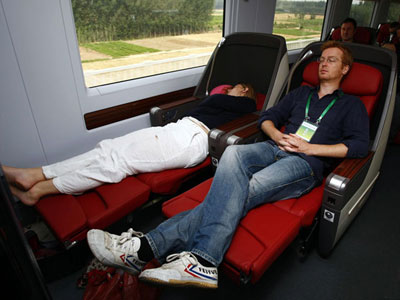 china high speed train seat