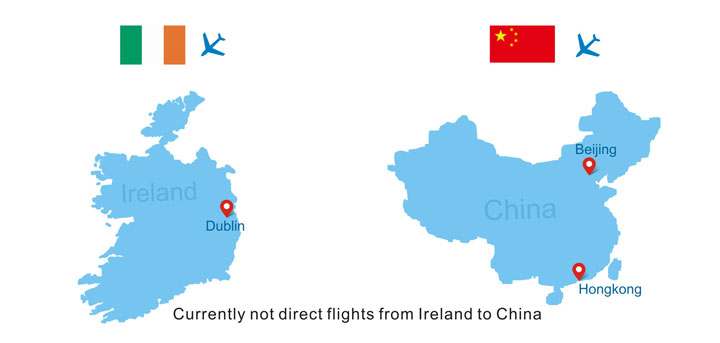 Ireland to China flights