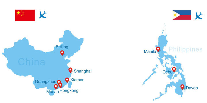 Philippines China direct flights