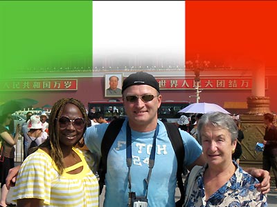 Tourists from Italy