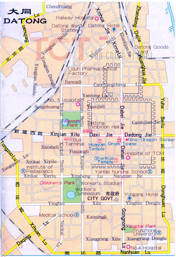 Datong City Map