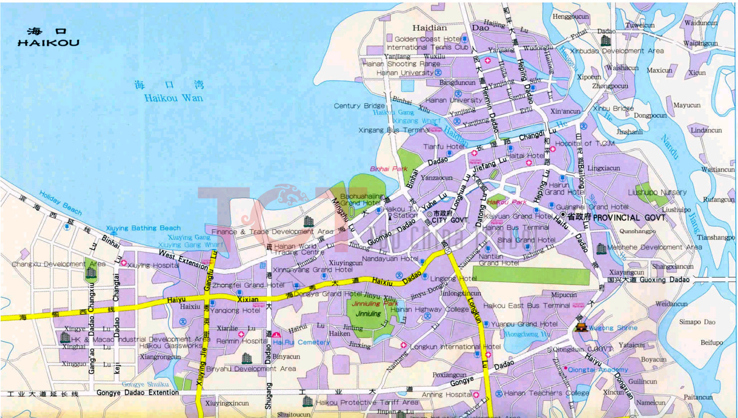 Haikou Map
