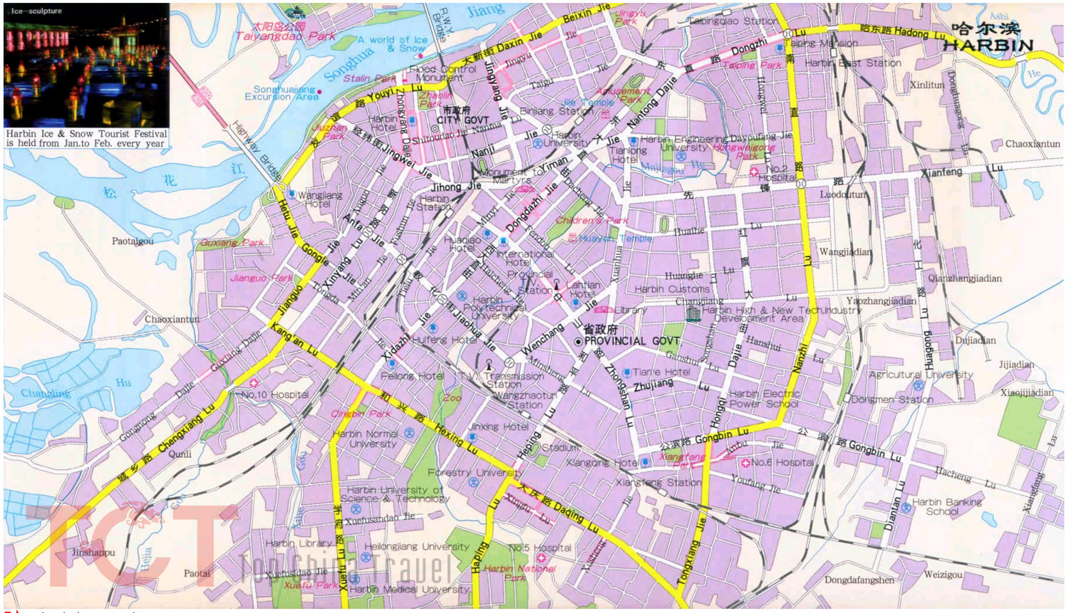 Harbin Map