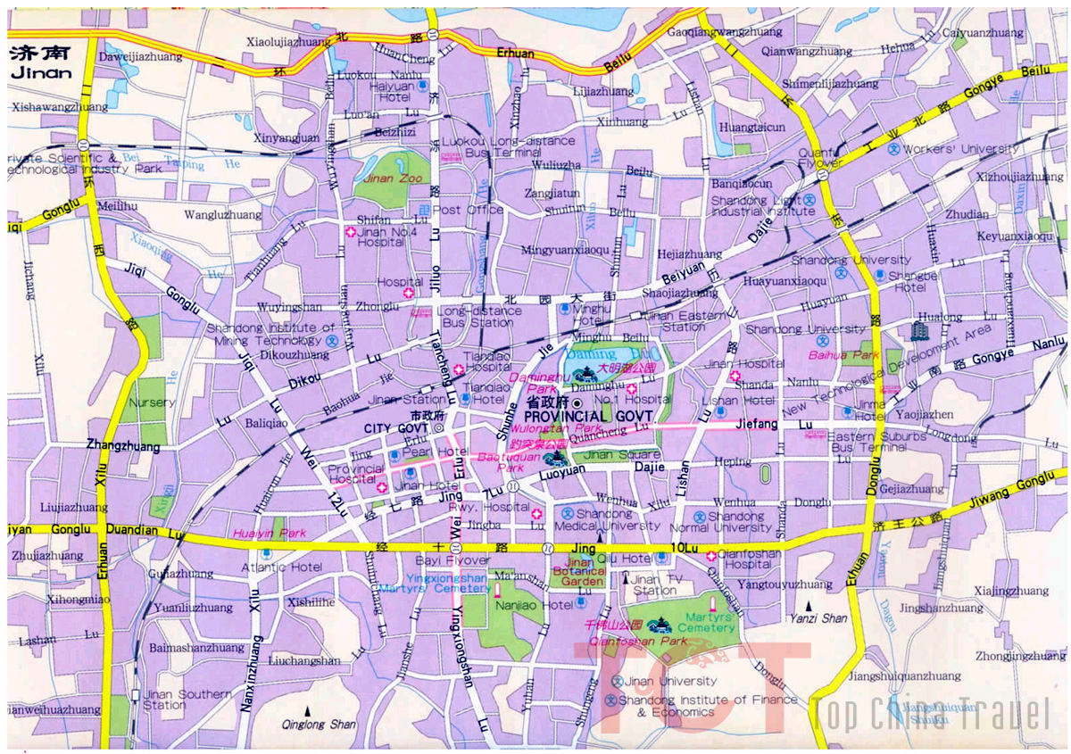 Jinan Map