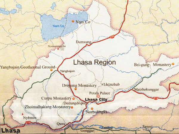 Lhasa Administration Distribution