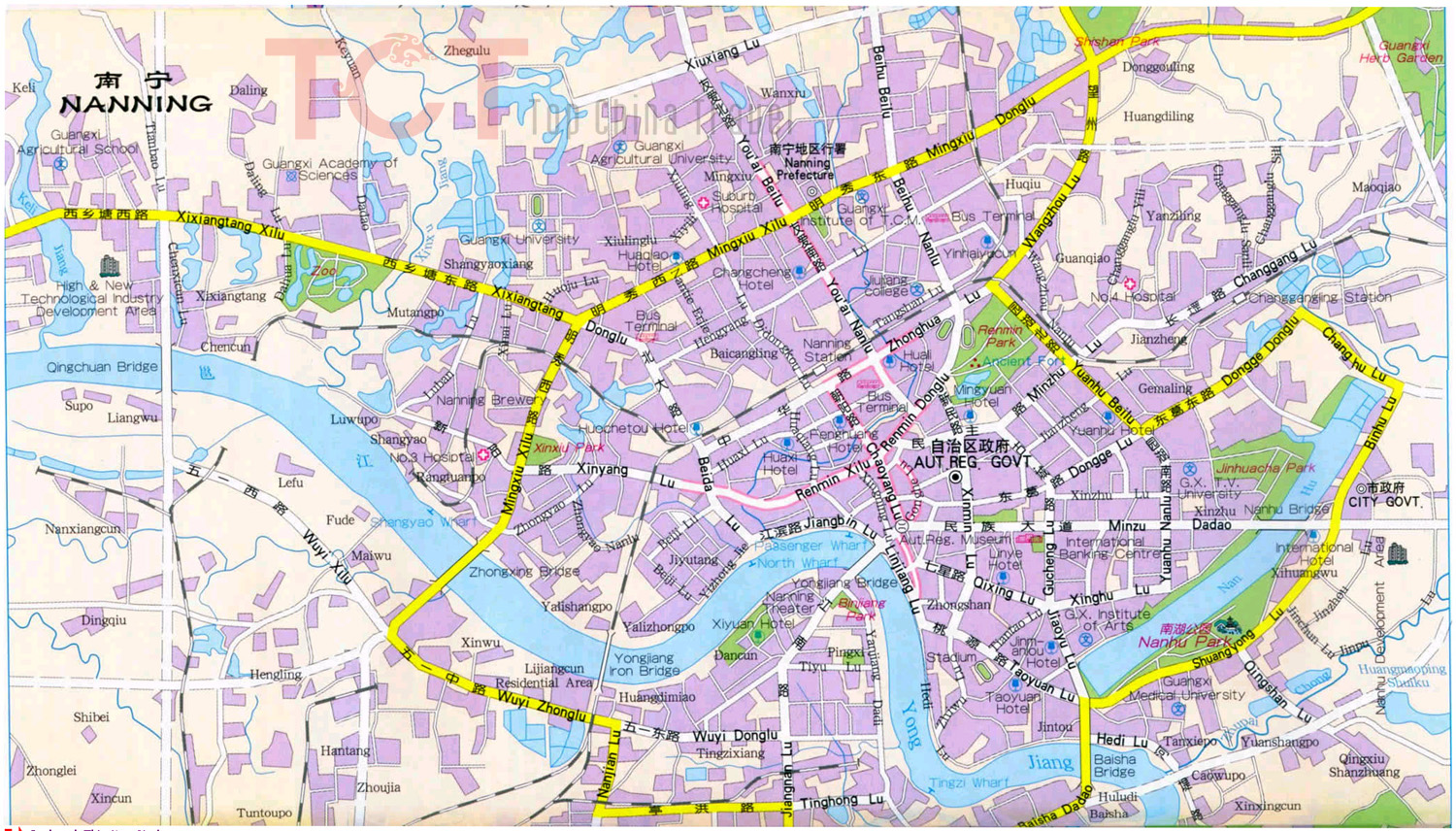 Nanning City Map