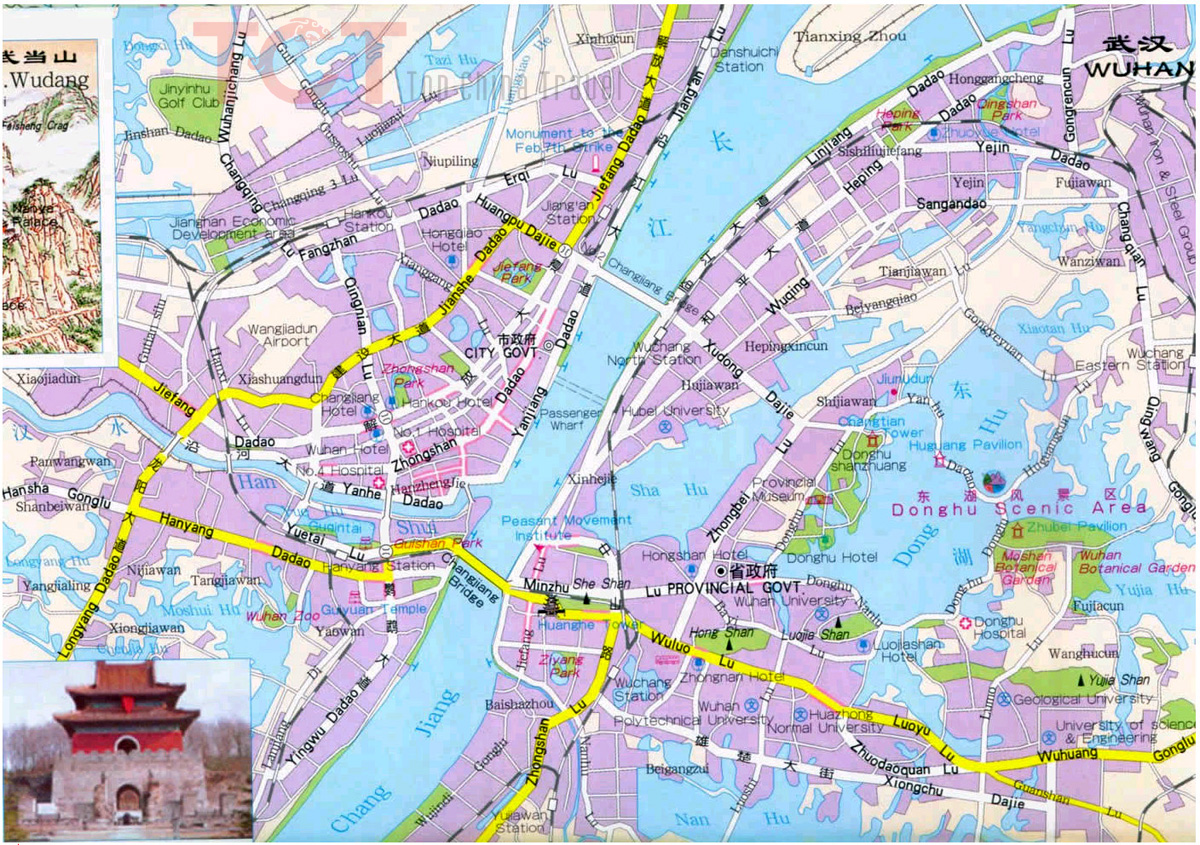 Wuhan City Map