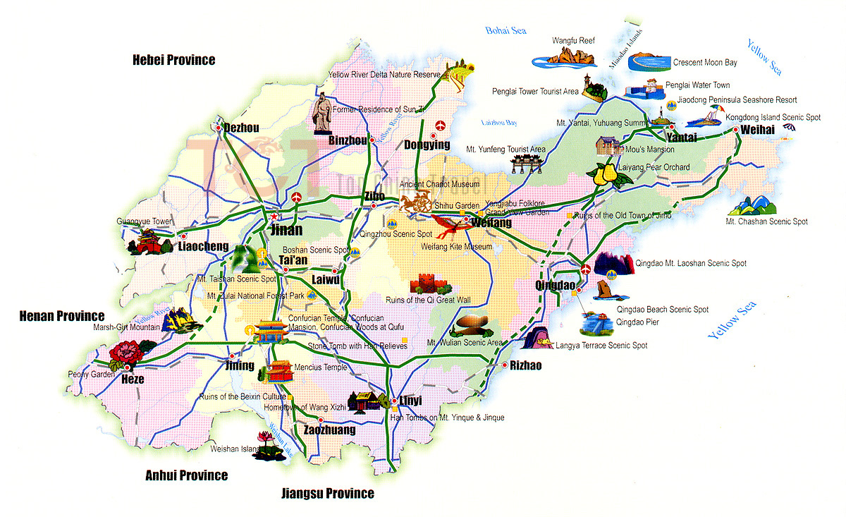 Shandong Map