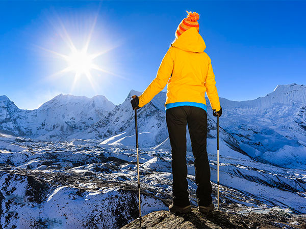 sunrise on Mount Everest Base Camp sunrise on Mount Everest Base Camp