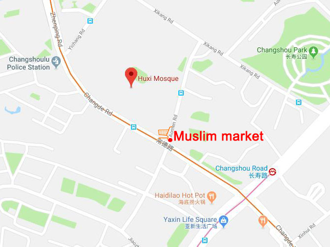 Muslim Market in Shanghai Muslim Market in Shanghai
