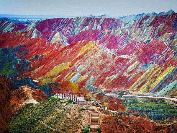 Danxia landscape Danxia landscape