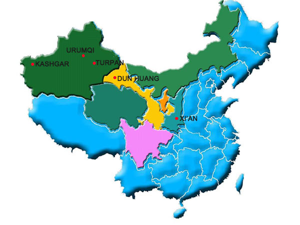 silk road destinations