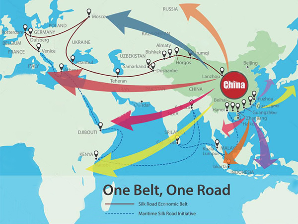 one belt one road map one belt one road map