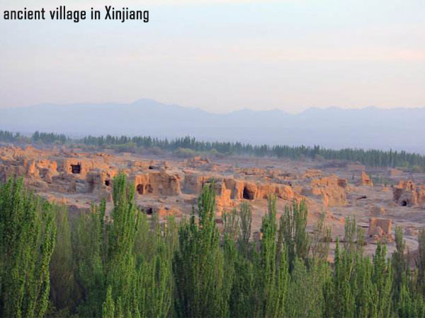ancient village in Xinjiang