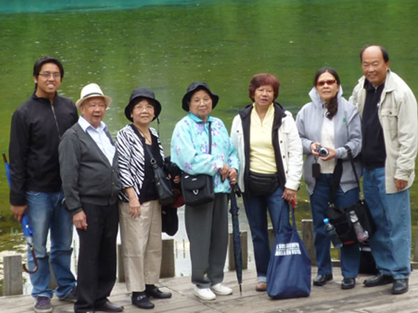 China Trip in May of Chinese American Family Group