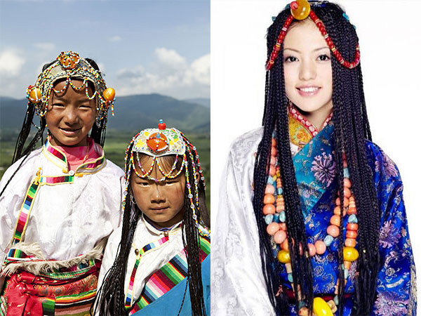 Tibetan Women's Clothes Tibetan Women's Clothes