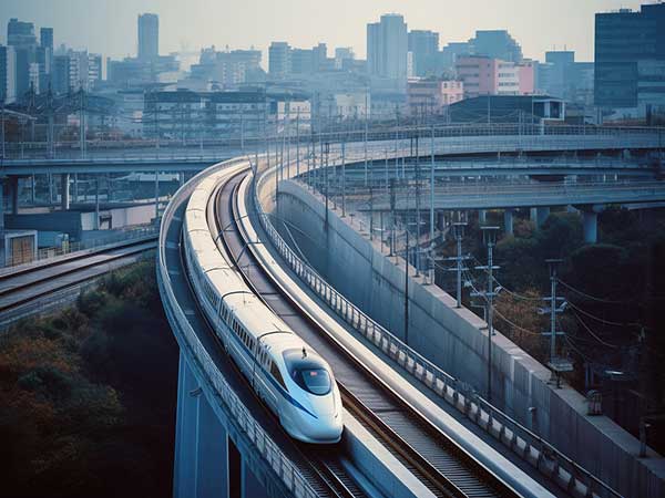 high-speed train in China