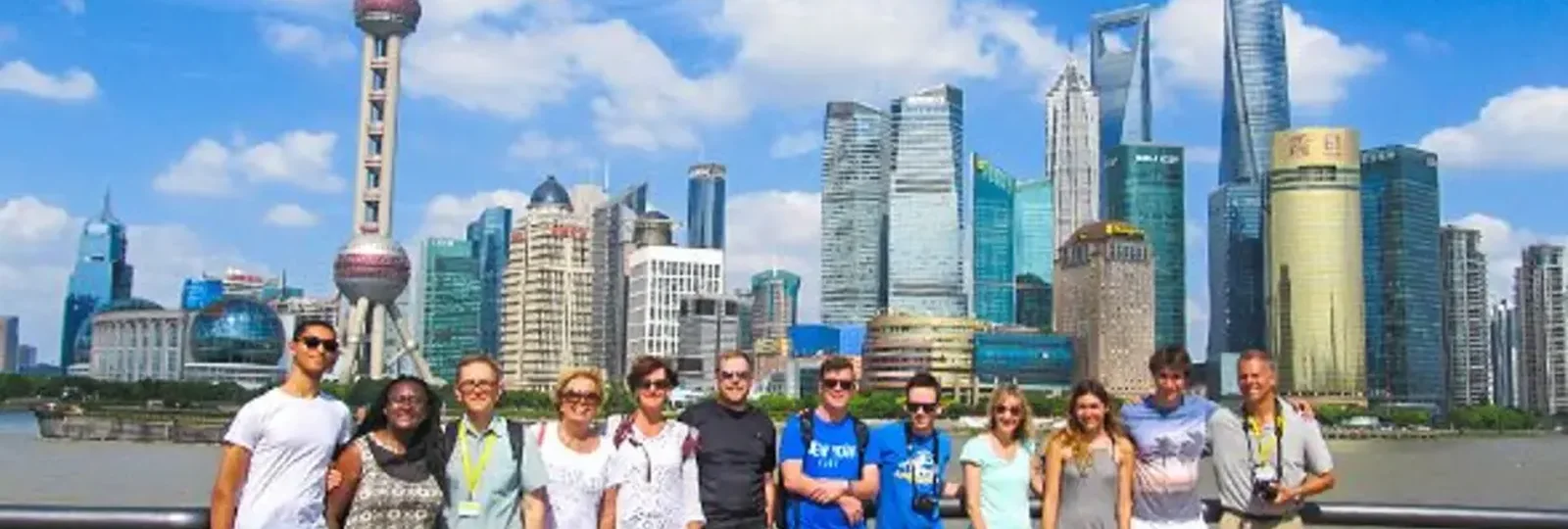 The Bund in Shanghai before departure