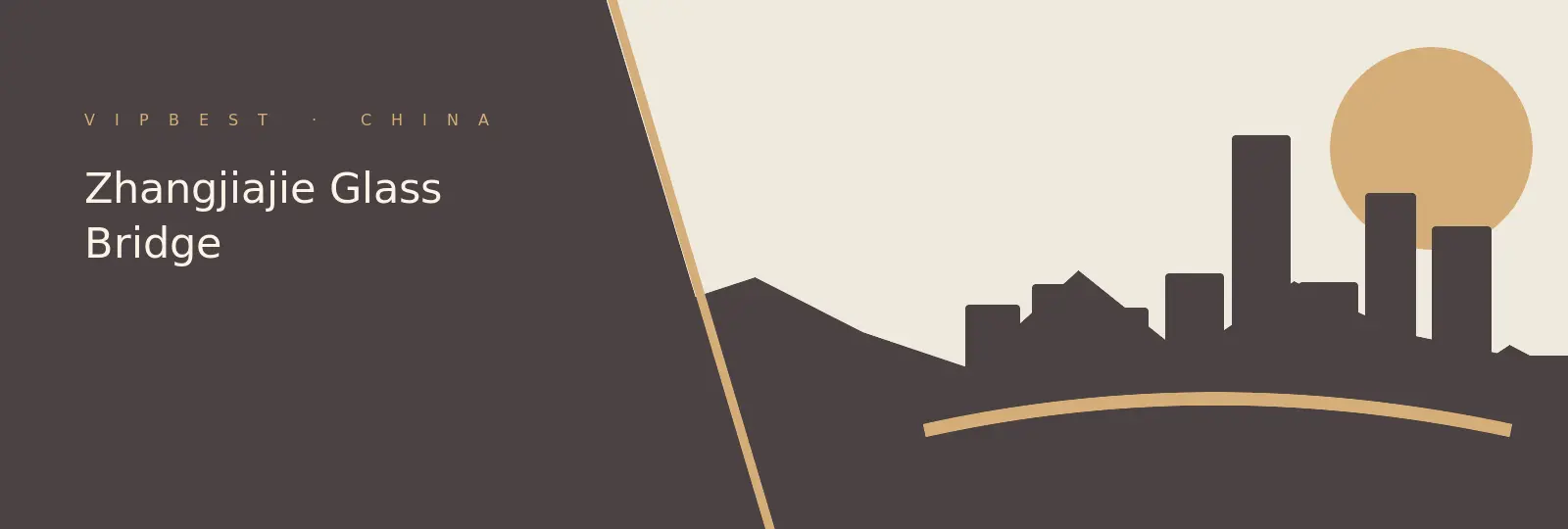 Editorial illustration for Zhangjiajie Glass Bridge